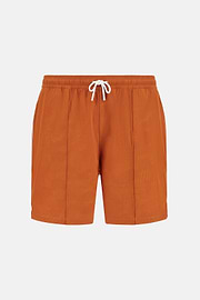 Maillot De Bain En Tissu Technique Imprimé, Orange, hi-res