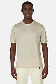 Cotton, Tencel and Hemp T-Shirt, Sand, hi-res