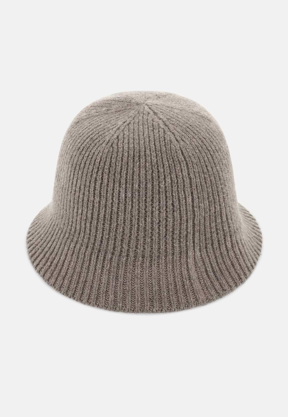 Hat in Wool Cashmere Blend, Taupe, hi-res