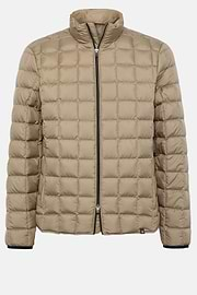 Bomber Jacket In Technical Fabric With Goose Down, Beige, hi-res