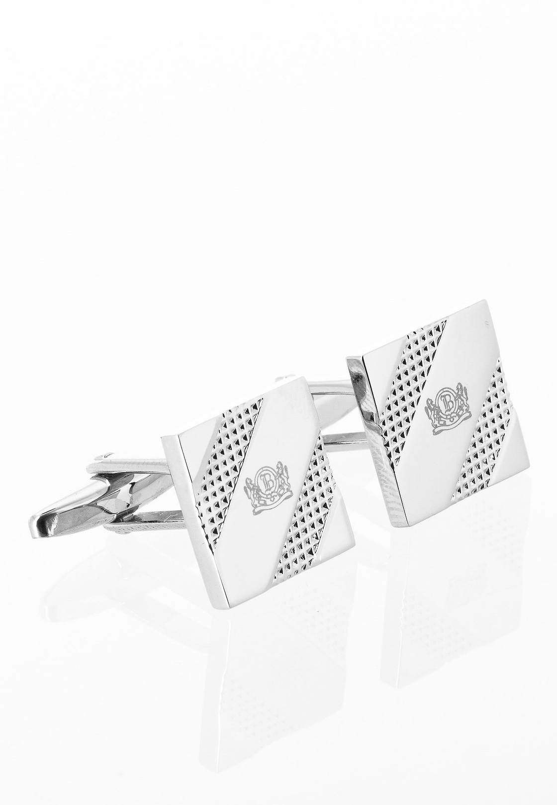 Square logo cufflinks, , hi-res, 1