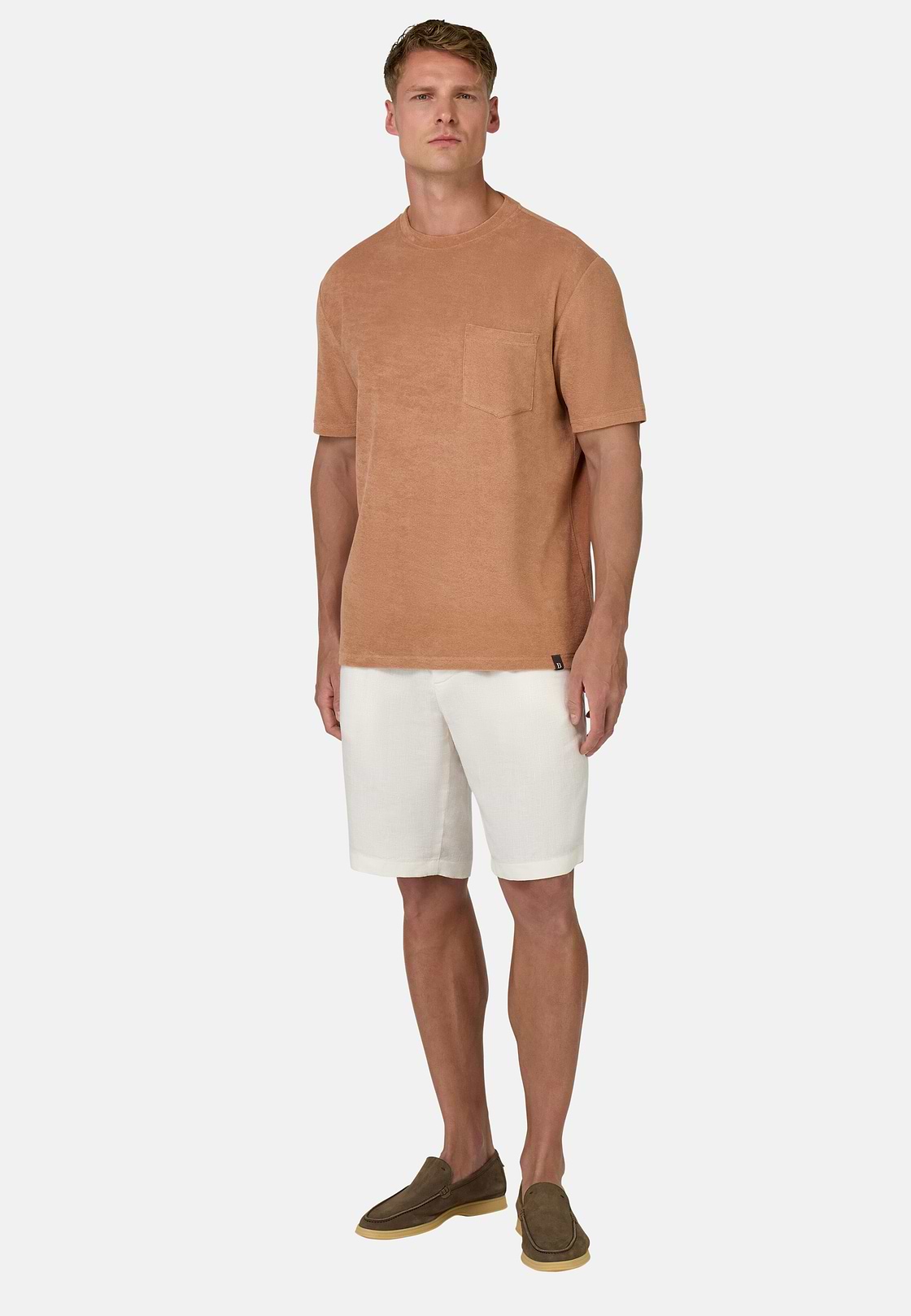 Cotton/Nylon T-Shirt, Rot, hi-res, 1
