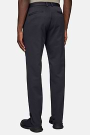 B Tech Trousers in Stretch Technical Fabric, Navy blue, hi-res