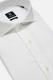 Stretch P.Point Napoli Collar Shirt Regular Fit, White, hi-res