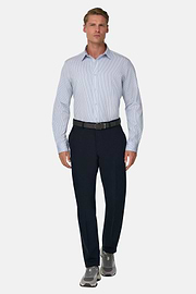 Shirt Striped Poplin Regular Fit, Light Blue, thumb, 2