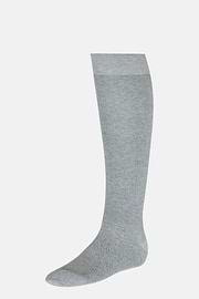 Chaussettes Motif Oxford En Coton Bio, Gris, hi-res