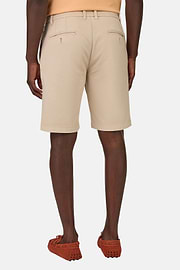 Bermudas in Stretch Cotton, Sand, hi-res