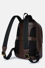 Backpack in Suede Leather, Brown, hi-res