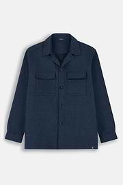 Overshirt in Double-Face Denim, Navy blue, thumb, 7
