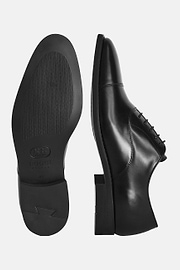 Oxford-Schuhe Aus Leder, Schwarz, hi-res