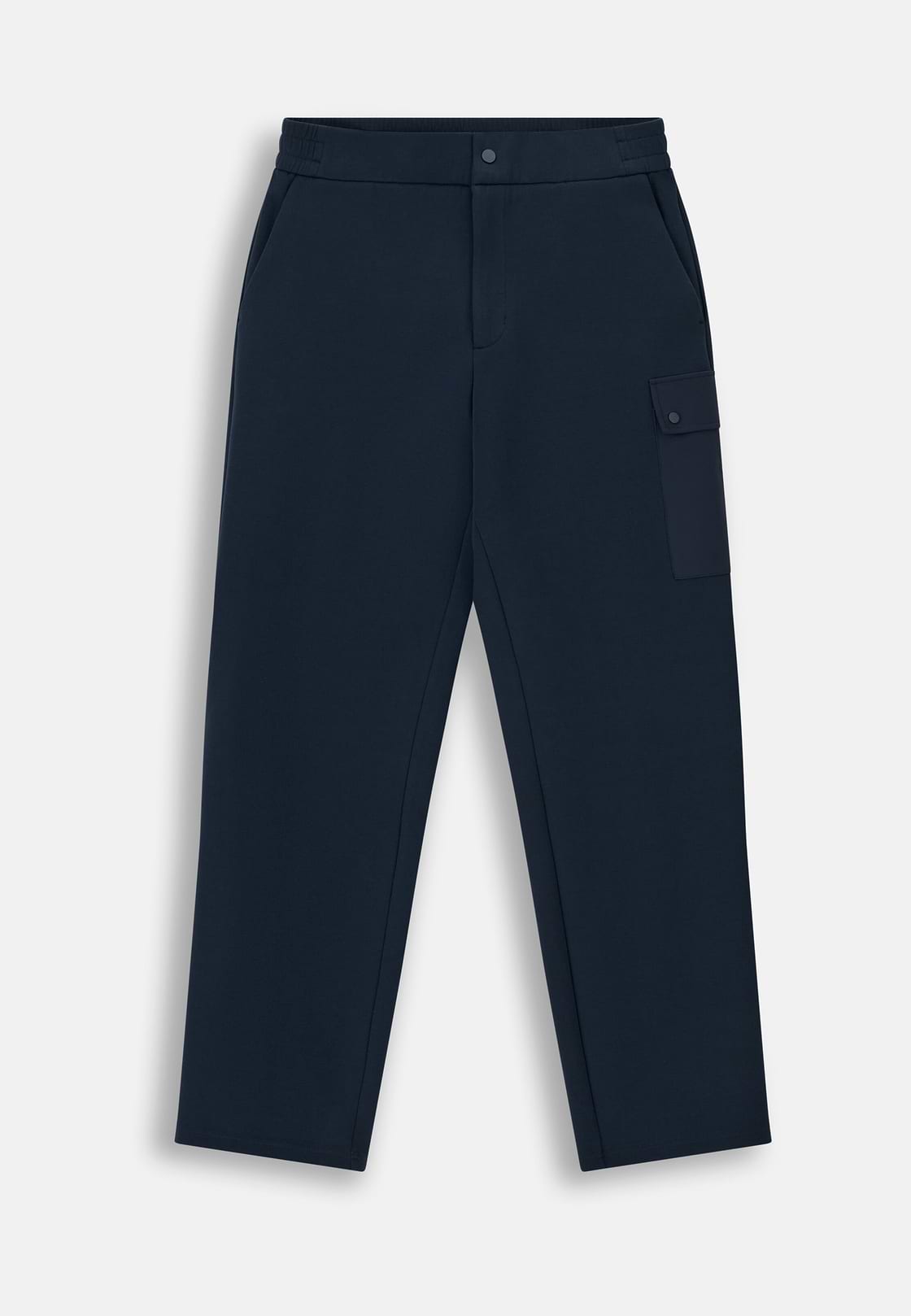 Jogginghose aus Mischgewebe Scuba B Tech, Navy blau, hi-res, 6