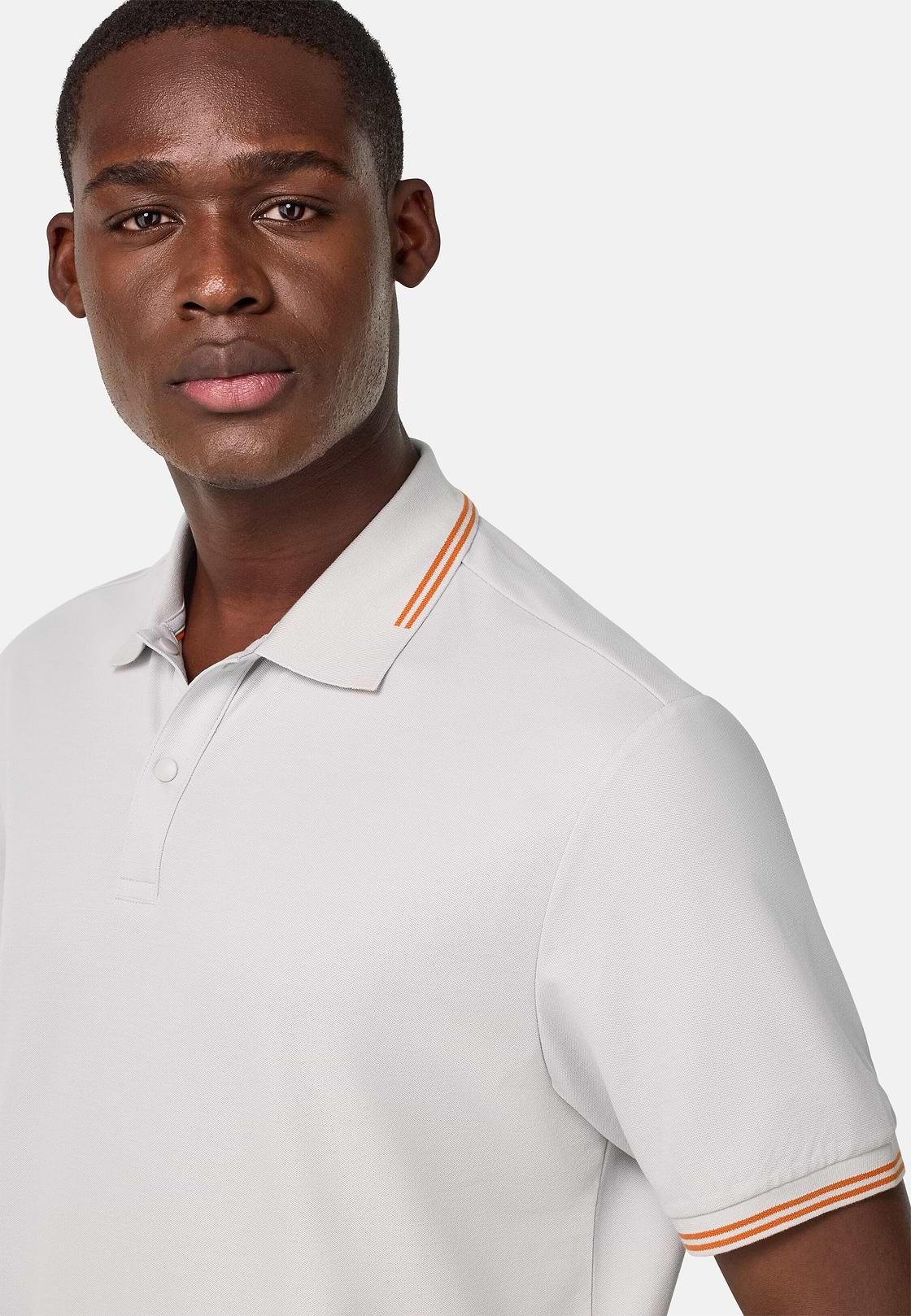 Cool Jade-Fresh Piqué Polo Shirt, Ice, hi-res