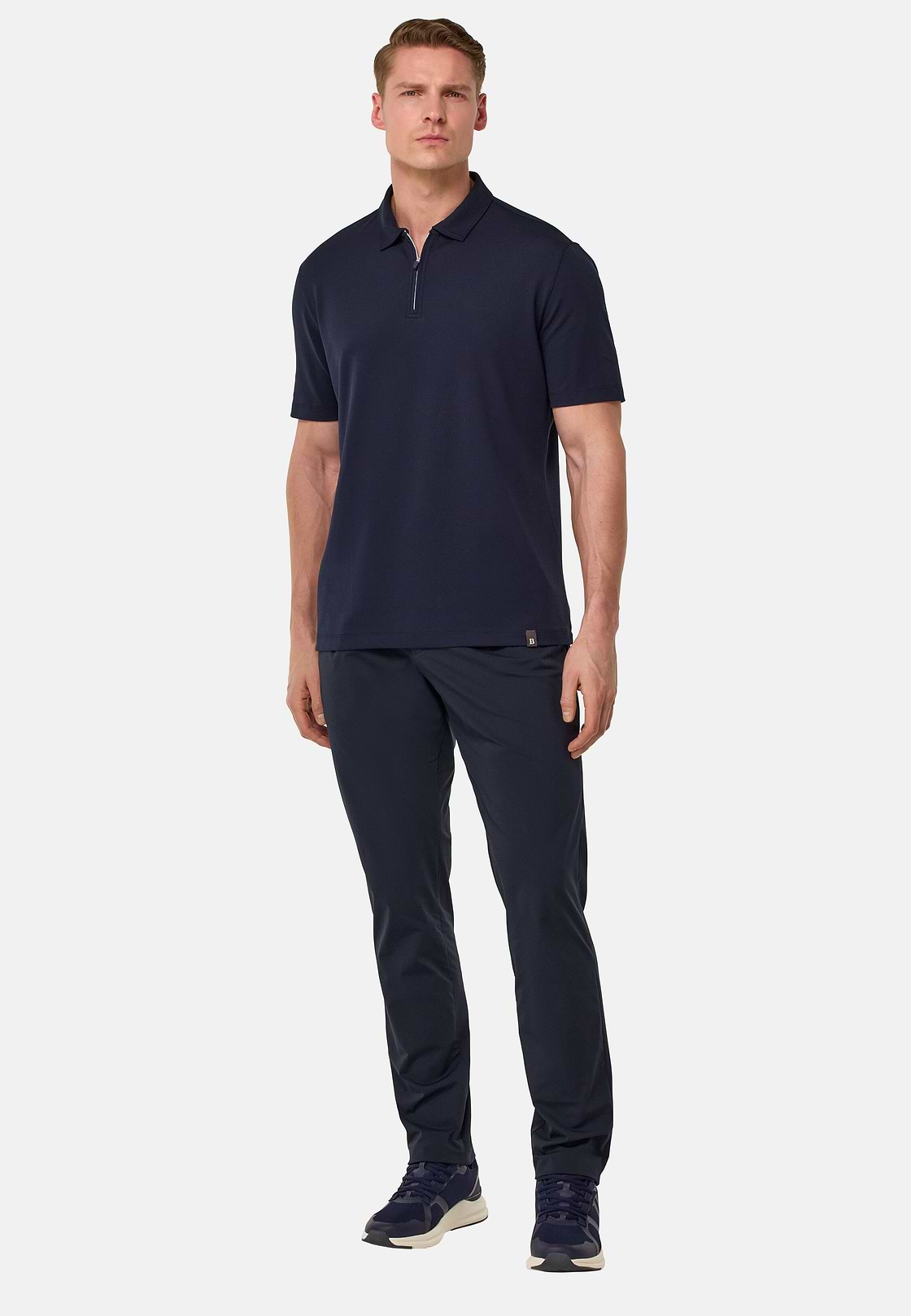Pantalon En Nylon Extensible B Tech, bleu marine, hi-res