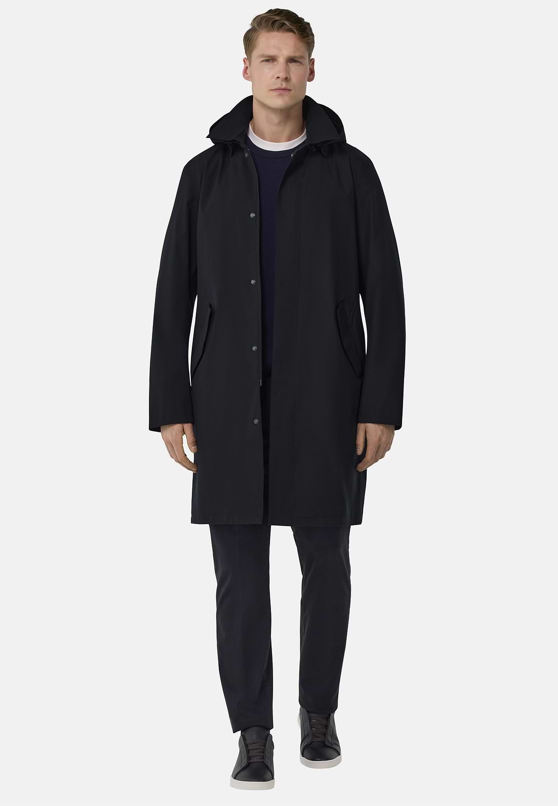 Technical Raincoat, Navy blue, hi-res