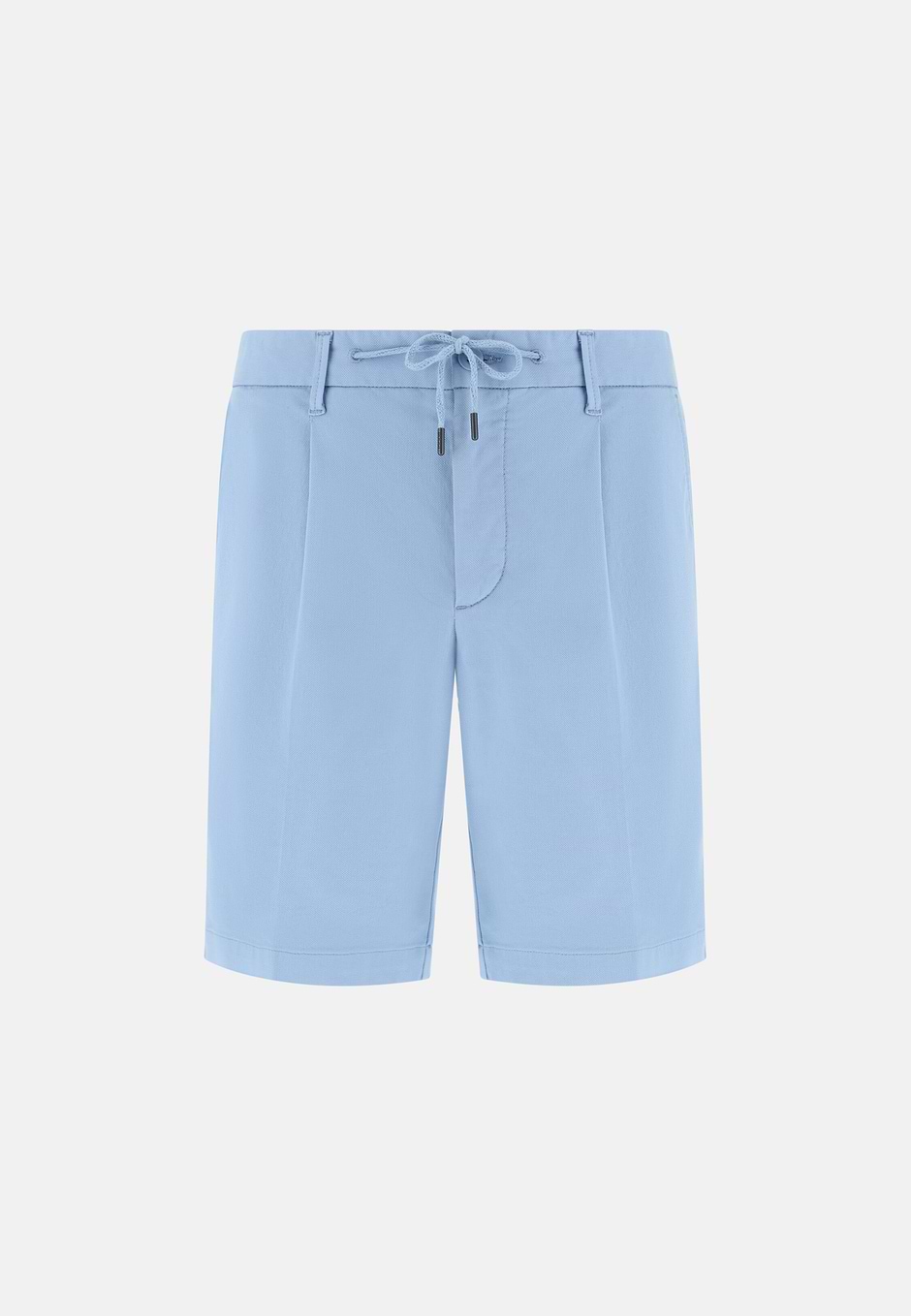 Bermudas Summer De Algodón Elástico, Azul claro, hi-res