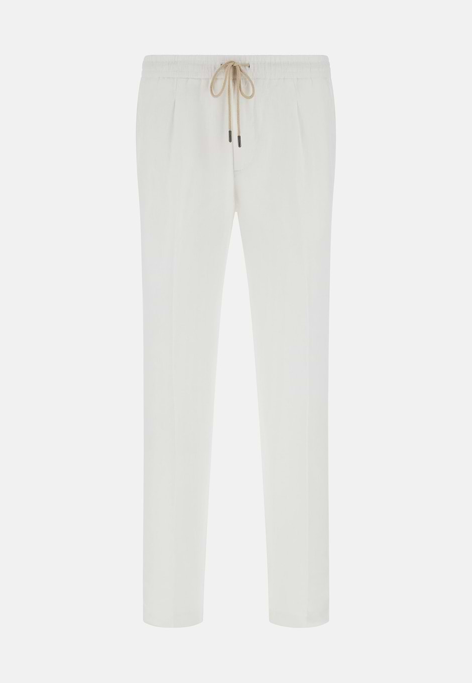 City Linen Trousers, White, hi-res