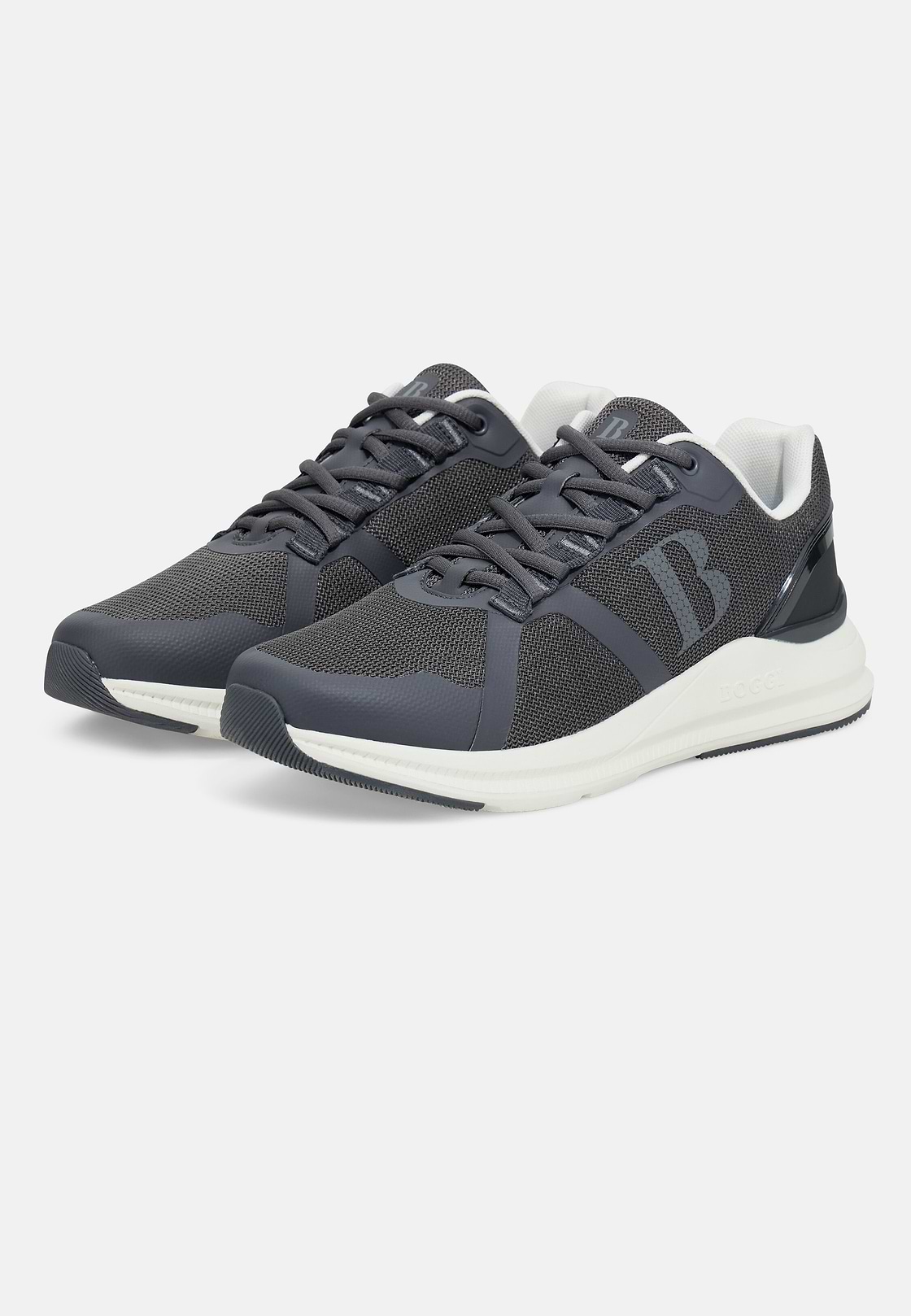 Technical Fabric Trainers, Grey, hi-res