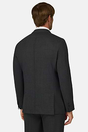 Jacket In Pure Wool Travel, Grey, thumb, 4