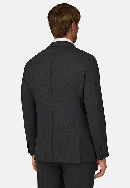Jacket In Pure Wool Travel, Grey, hi-res