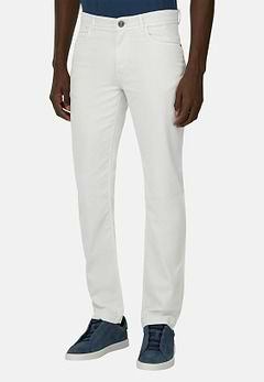 Jeans Aus Elastischem Baumwoll-Tencel