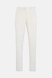 Velvet Trousers, Cream, hi-res
