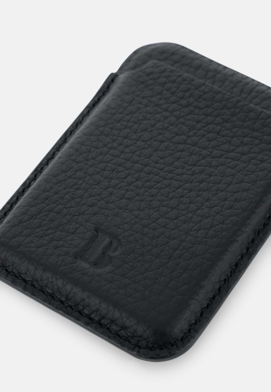 MagSafe Card Holder in Leather with Gift Box, Black, hi-res, 2
