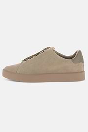 Essence Suede Trainers, Taupe, thumb, 1