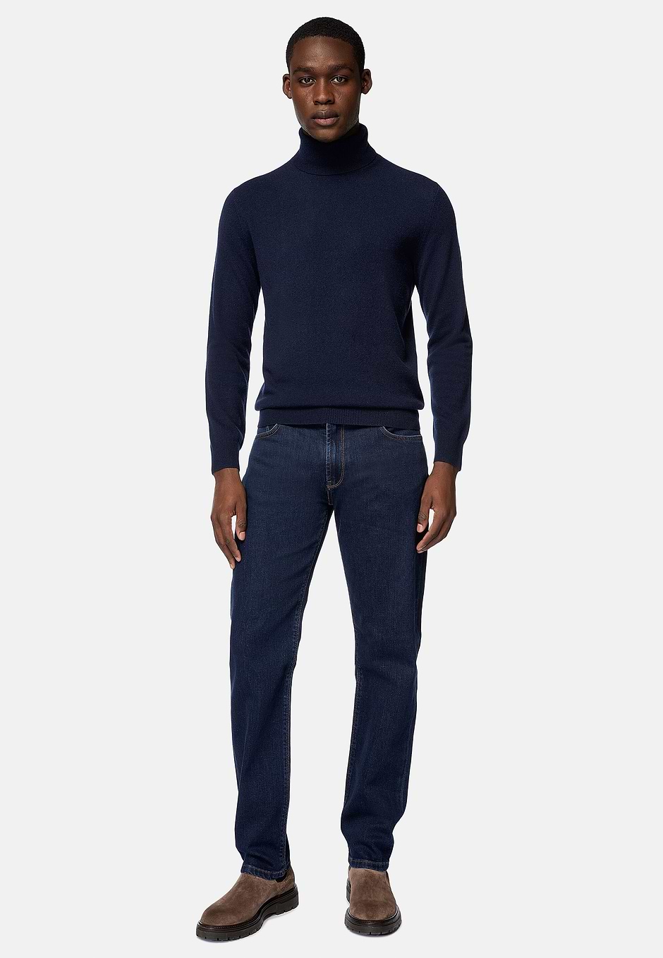 Mens navy blue wool peacoat sale