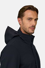 Car Coat aus technischem Gewebe B Tech, Navy blau, thumb, 3