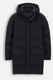 Parka in Technical Fabric Padded with Goose Down, Black, thumb, 6