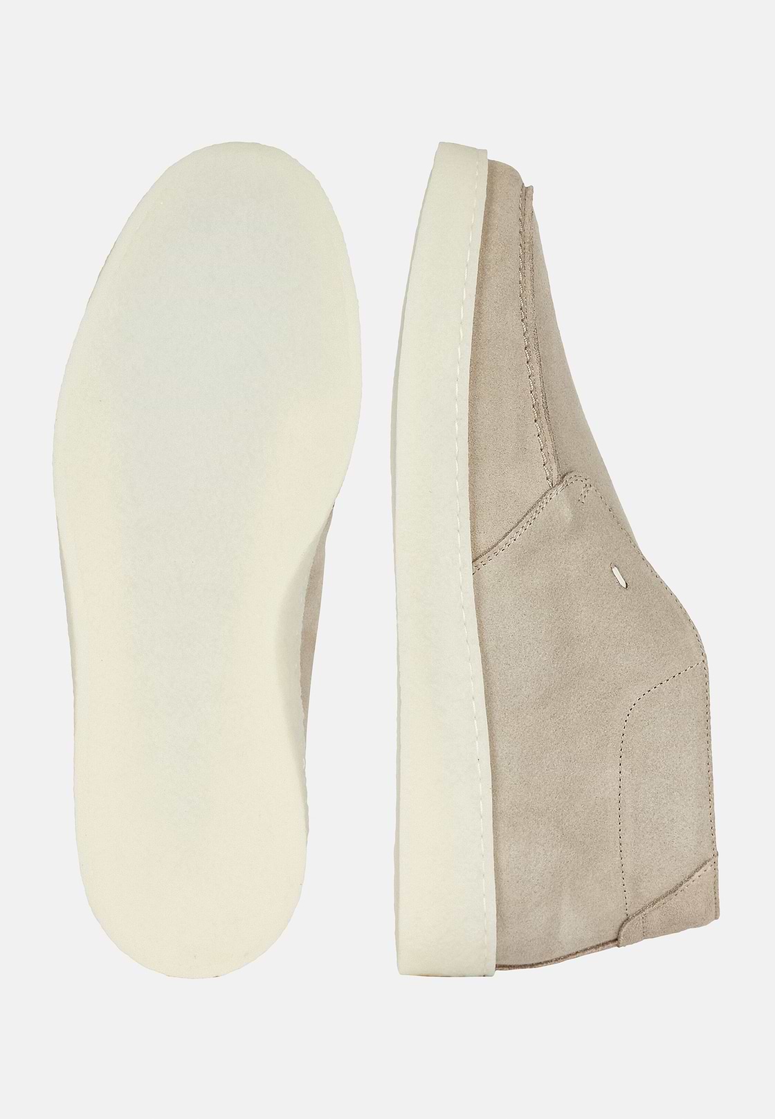 Bottines En Daim, Beige, hi-res