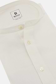 Regular Fit Tencel Linen Shirt, White, hi-res