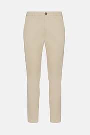 Stretch Cotton Pants, Beige, hi-res