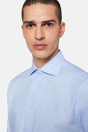 Twill Windsor Collar Shirt Regular Fit, Light Blue, hi-res