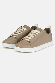 Buty sportowe w kolorze taupe z tkaniny technicznej, Taupe, hi-res