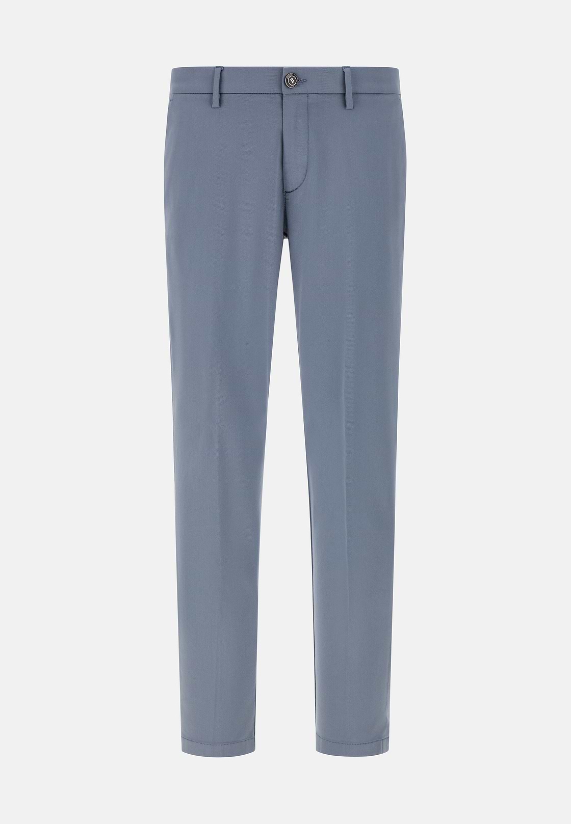 Stretch Cotton/Tencel Trousers, Indigo, hi-res