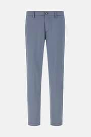 Stretch Cotton/Tencel Trousers, Indigo, hi-res