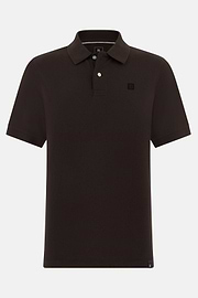 Polo In Pique Di Cotone Regular Fit, Marrone scuro, thumb, 5