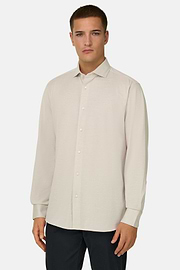 Polo Camicia In Pique, Sabbia, thumb, 1