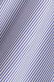 Shirt Striped Cotton Slim Fit, Light Blue, thumb, 5