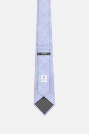 Corbata de Seda Efecto Jaspeado, Azul claro, thumb, 3