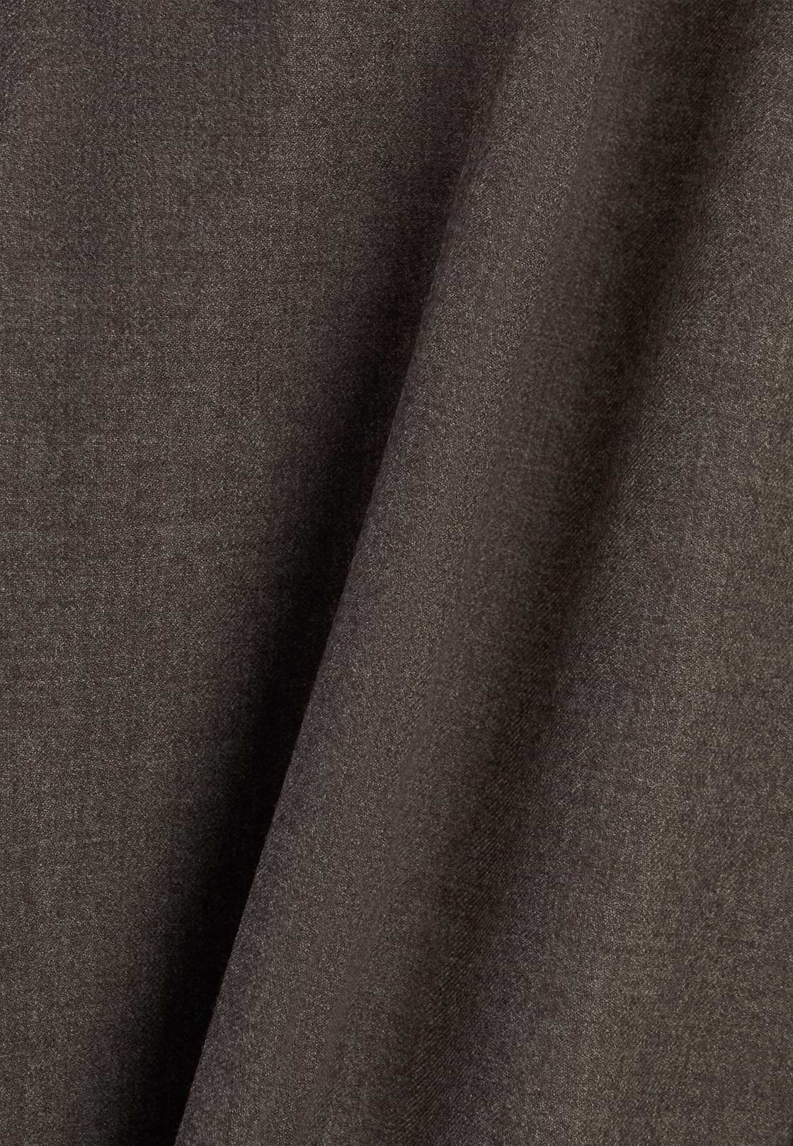 Trousers in Stretch Flannel, Brown, hi-res, 4