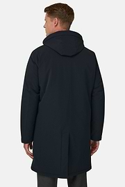 Raincoat in Technical Fabric, Navy blue, thumb, 4