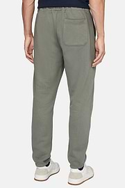 Cotton Trousers, Green, hi-res