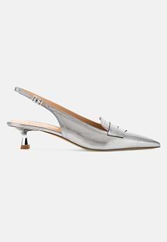 Laminated Leather Slingbacks