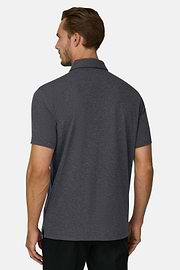 Polo aus Piqué Mischgewebe B Tech, Dunkelgrau, thumb, 4