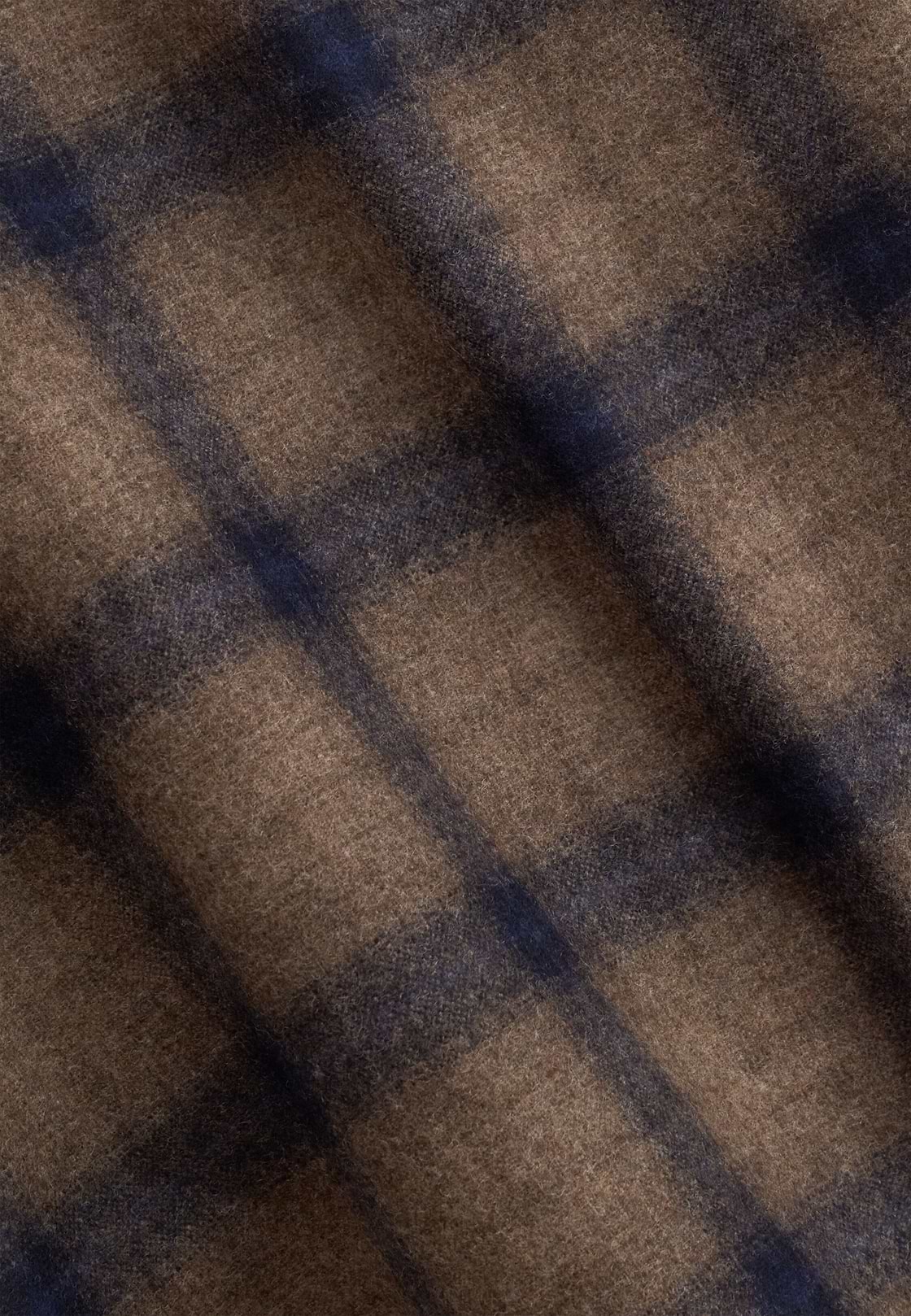 Hemdjacke mit Muster aus Wolle, Braun, hi-res, 5