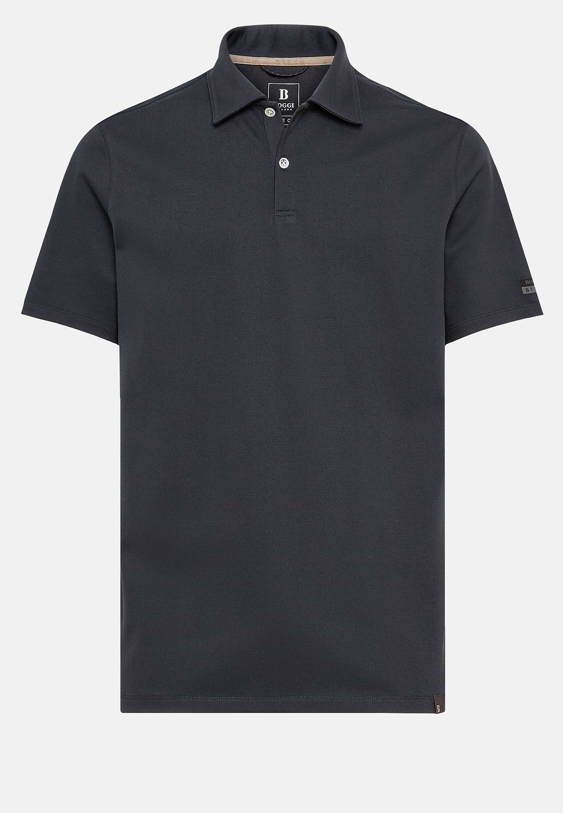 High-Performance Piqué Polo Shirt, Charcoal, hi-res