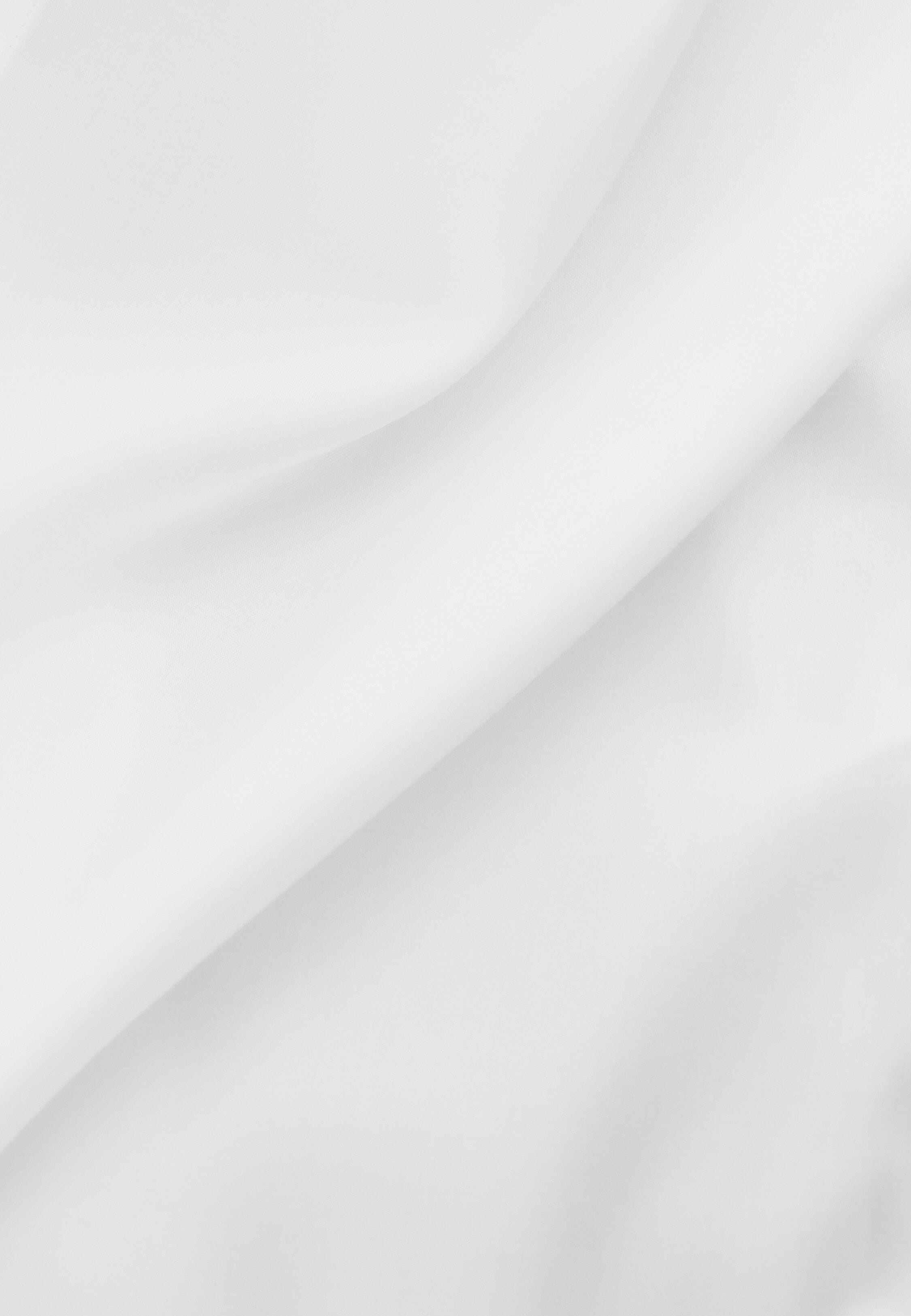 Schmale Baumwoll-Satin-Hemd, Weiß, hi-res, 5