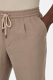 City Linen Trousers, Taupe, hi-res